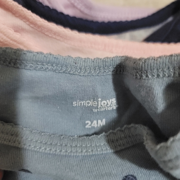 Blue and White Polka Dot Kids Bodysuit Set - Picture 2 of 5